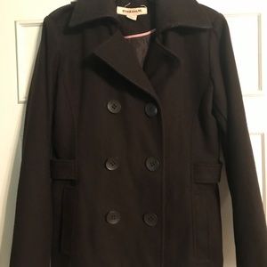 Dark brown Hydraulic Peacoat Size M
